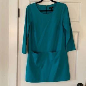 J Crew Turquoise Blue Shift Dress 2